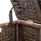Casafield 30" Storage Chest with Lid, Handles, and Safety Hinge - Water Hyacinth Wicker Storage Trunk for Entry Way, Living Room, Bedroom
